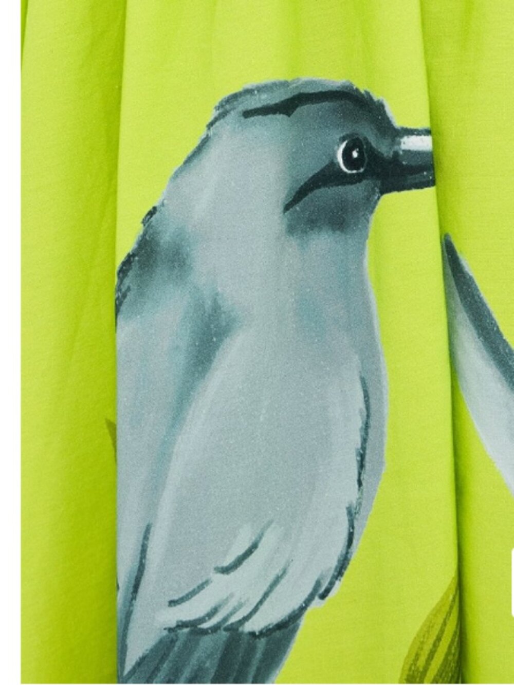 FARM Rio Green Birds Smocked Maxi Dress - Picture 9 of 16